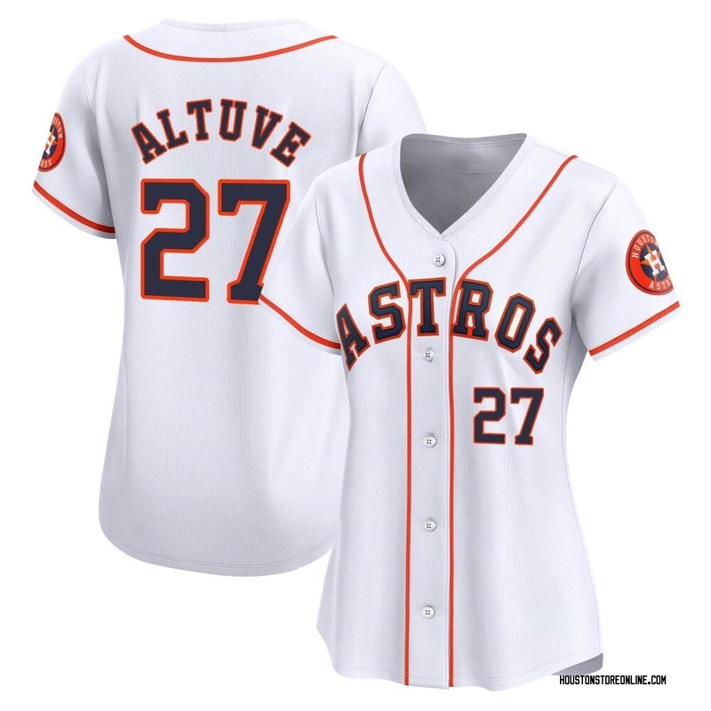 Jose Altuve Women's Houston Astros Home Jersey - White Limited