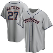 Jose Altuve Youth Houston Astros Road Jersey - Gray Replica