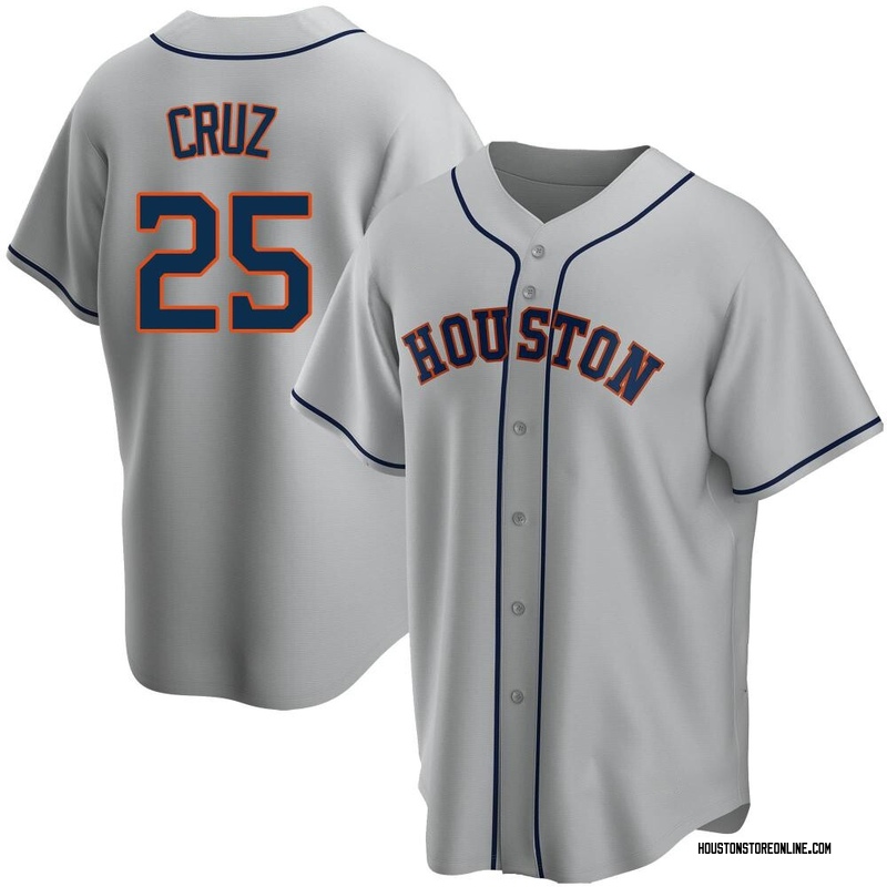 Youth Jose Cruz Jr. Houston Astros Replica Orange Alternate Jersey