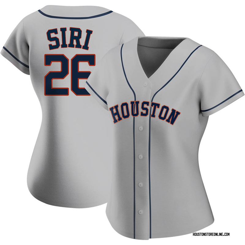 Youth Jose Siri Houston Astros Replica White Home Cooperstown Collection  Team Jersey