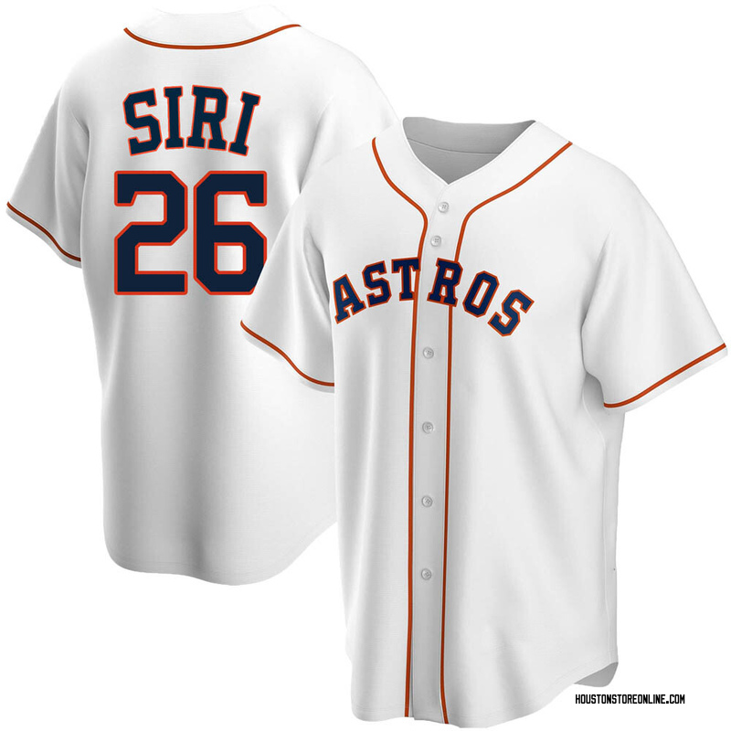 Youth Jose Siri Houston Astros Replica Navy Alternate Jersey