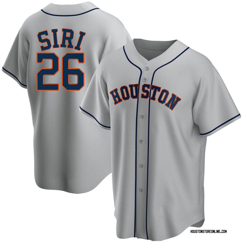 Youth Jose Siri Houston Astros Replica Navy Alternate Jersey