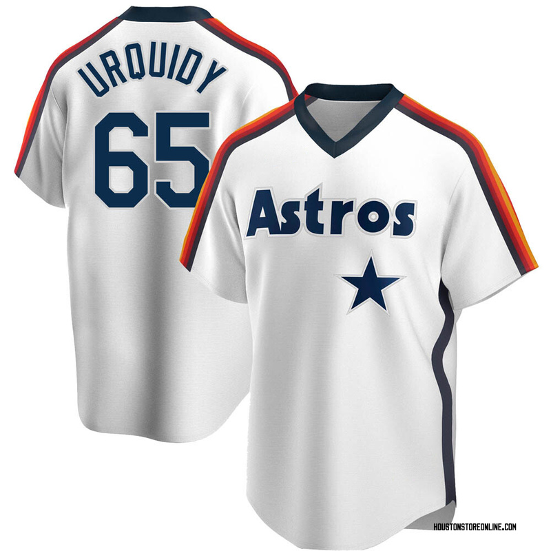 Jose Urquidy 2019 Team Issued Orange Alternate Los Astros Jersey (Sz 46)