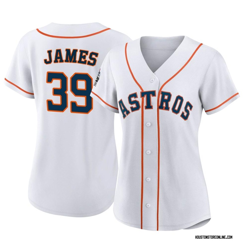 Youth Josh James Houston Astros Replica White Home Cooperstown Collection  Team Jersey
