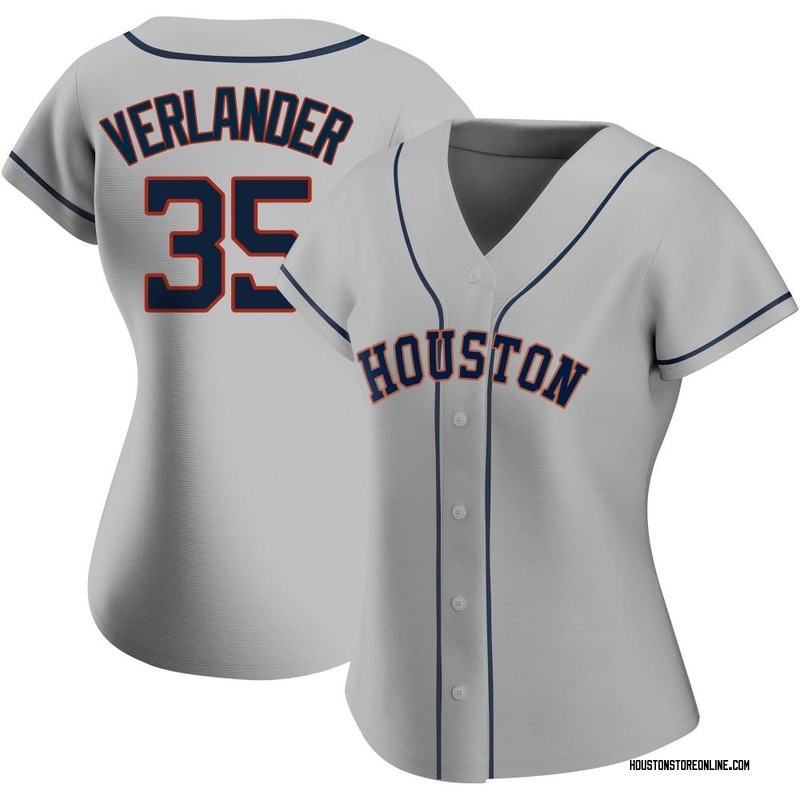 Youth Justin Verlander Houston Astros Replica Gray Road Jersey