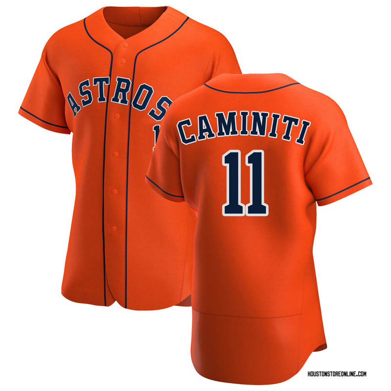 Men's Ken Caminiti Houston Astros Authentic Gray Road Jersey