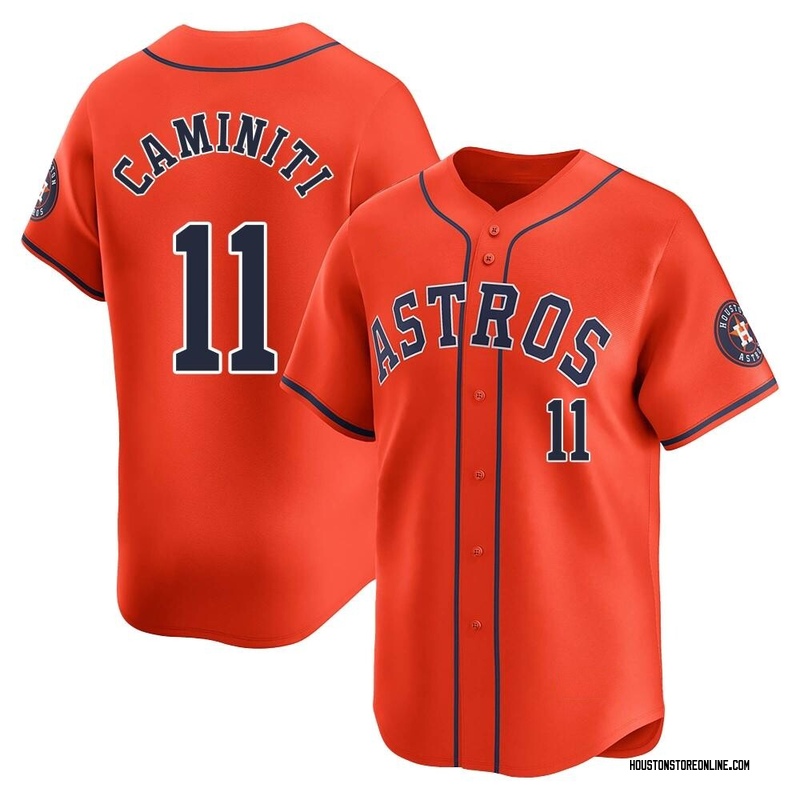 Ken Caminiti Men's Houston Astros Alternate Jersey - Orange Limited