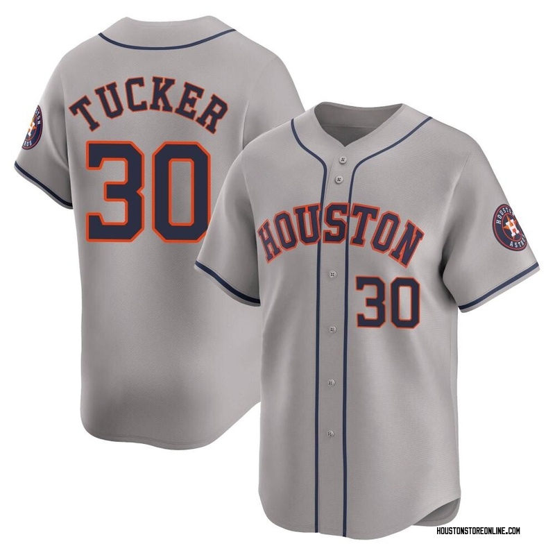 Kyle Tucker Men's Houston Astros Away Jersey - Gray Limited