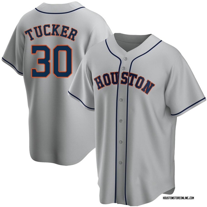 Youth Kyle Tucker Houston Astros Replica White Home Cooperstown Collection  Jersey