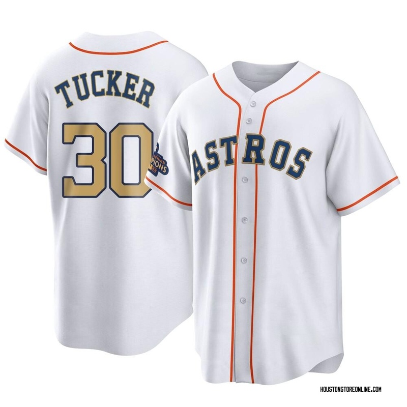 Men's Kyle Tucker Houston Astros Replica Gray Road Jersey