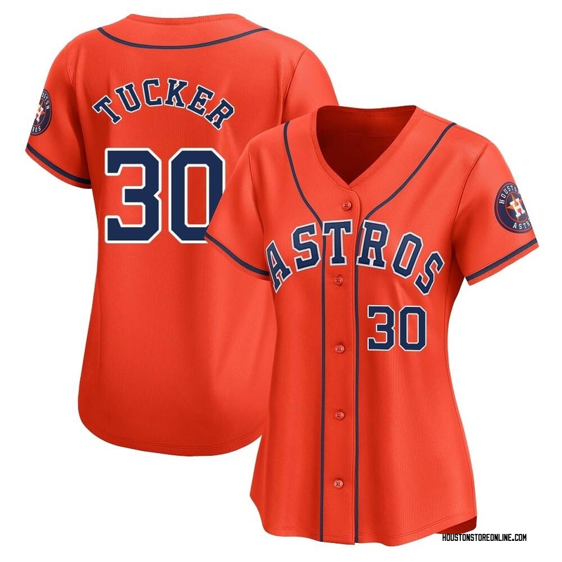 Kyle Tucker Women's Houston Astros Alternate Jersey - Orange Limited