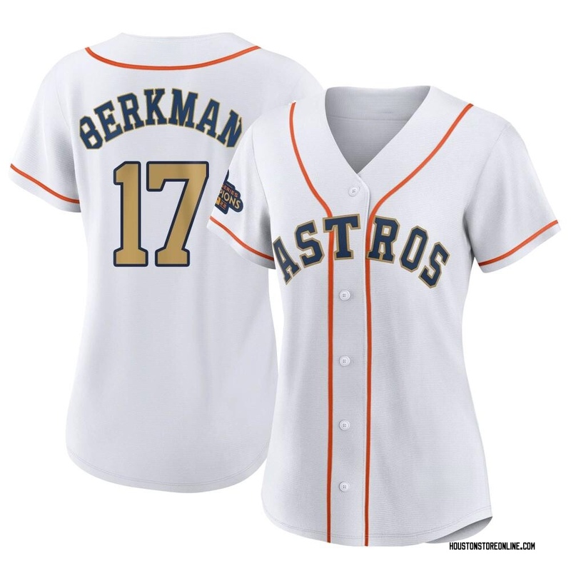 Youth Lance Berkman Houston Astros Replica Orange Alternate Jersey