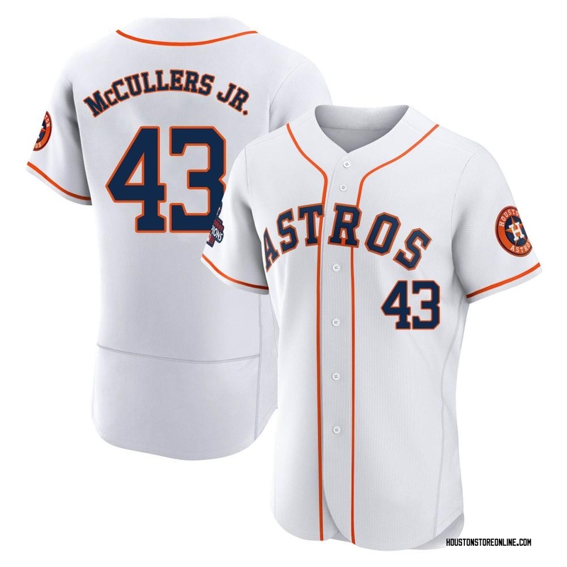 Men's Lance Mccullers Jr. Houston Astros Replica White Lance McCullers Jr.  Home Cooperstown Collection Jersey