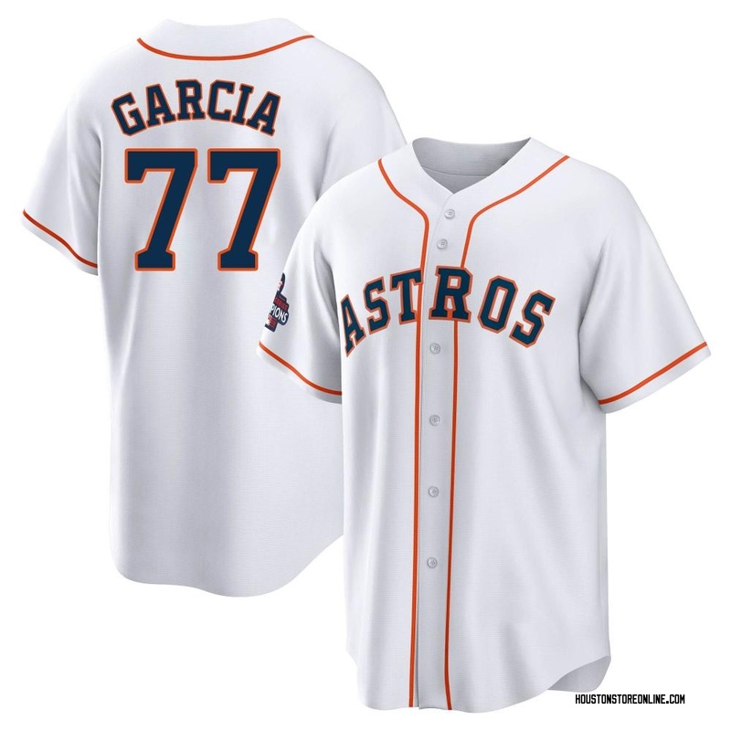 Men's Luis Garcia Houston Astros Replica Gold White 2023 Collection Jersey