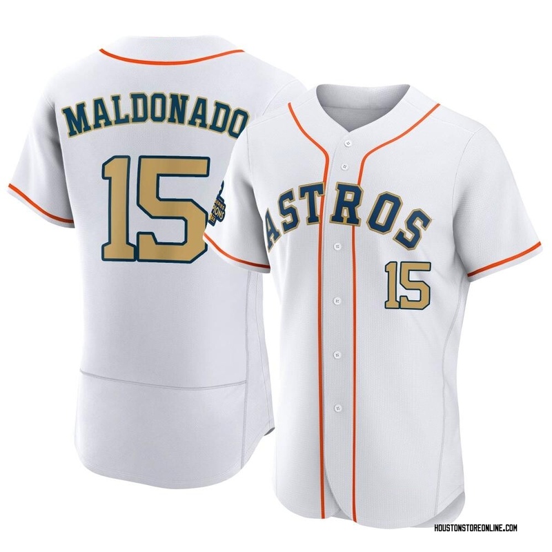 Men's Houston Astros Martín Maldonado Nike White Home 2022 World Series  Replica Player Jersey