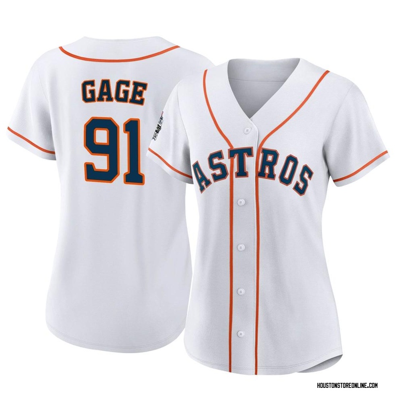 Women's Majestic Orange Houston Astros Alternate Official Cool Base Replica  Jersey