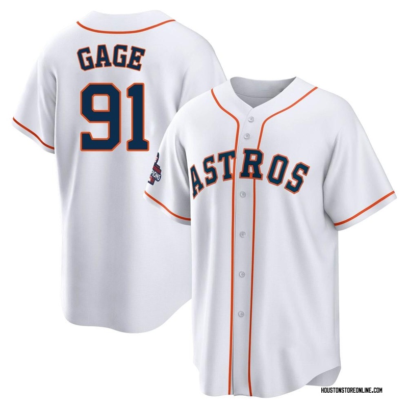 Matt Gage Youth Houston Astros 2022 World Series Champions Home Jersey -  White Replica