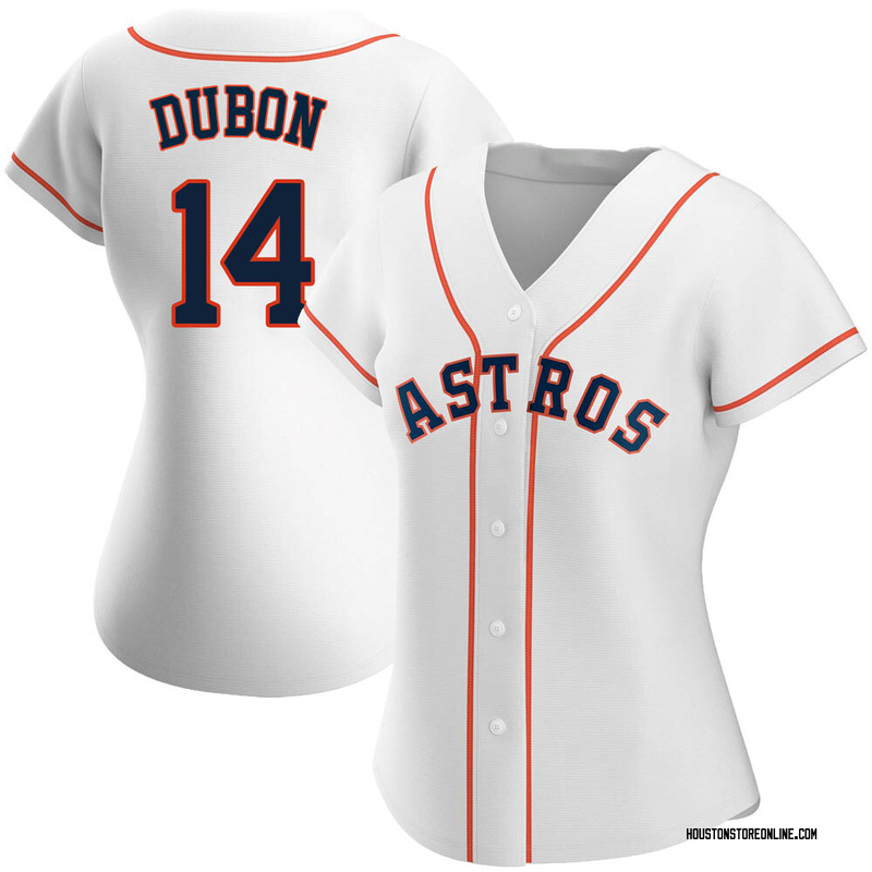 Men's Mauricio Dubon Houston Astros Replica White Home Cooperstown