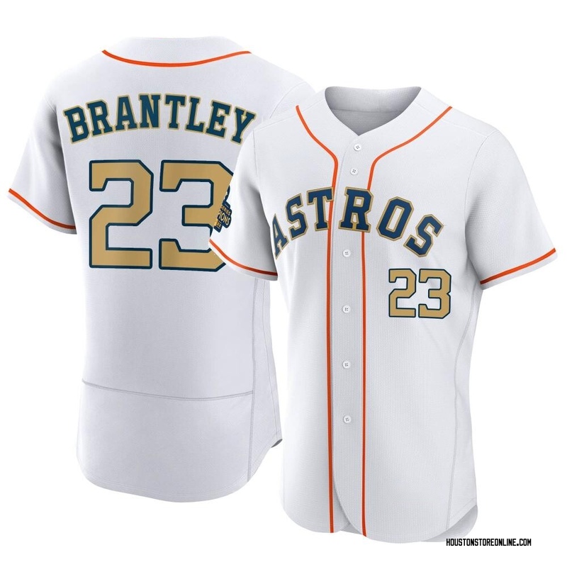 NEW Michael Brantley #23 Houston Astros Space City Jersey Nike Authentic  Size 36