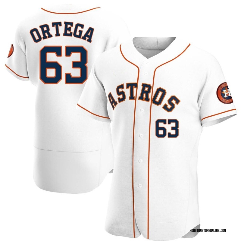 Oliver Ortega Men's Houston Astros Home Jersey - White Authentic