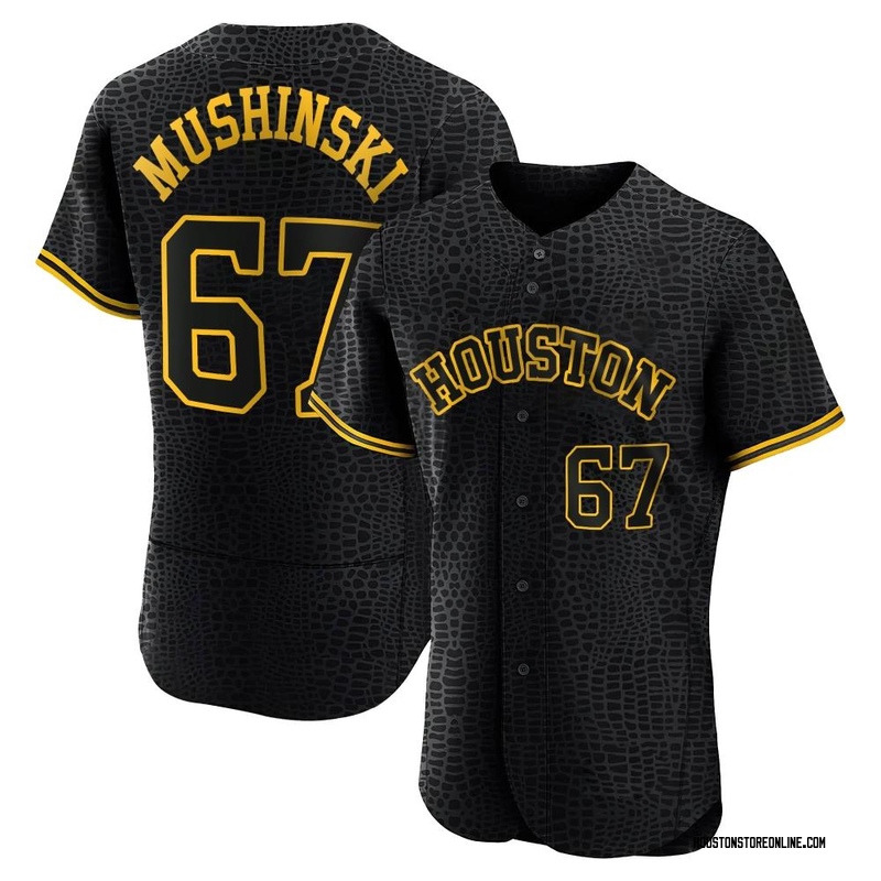 Parker Mushinski Houston Astros Youth Navy Roster Name & Number T-Shirt 