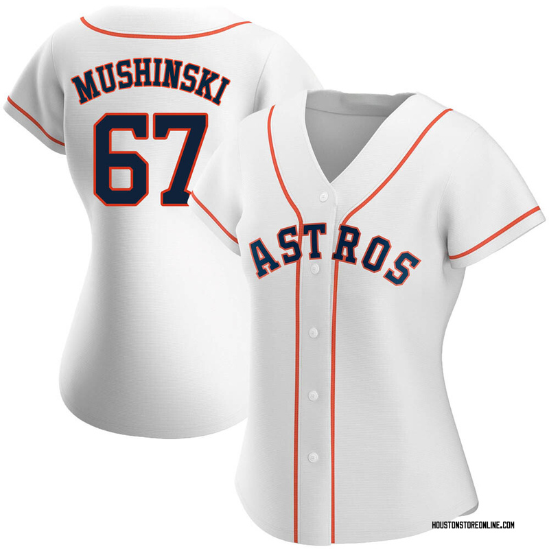 Men's Parker Mushinski Houston Astros Authentic Gray Road Jersey