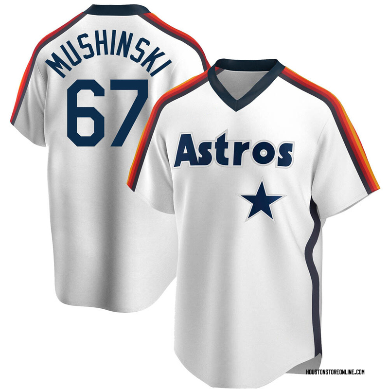 Youth Parker Mushinski Houston Astros Replica White Home Jersey