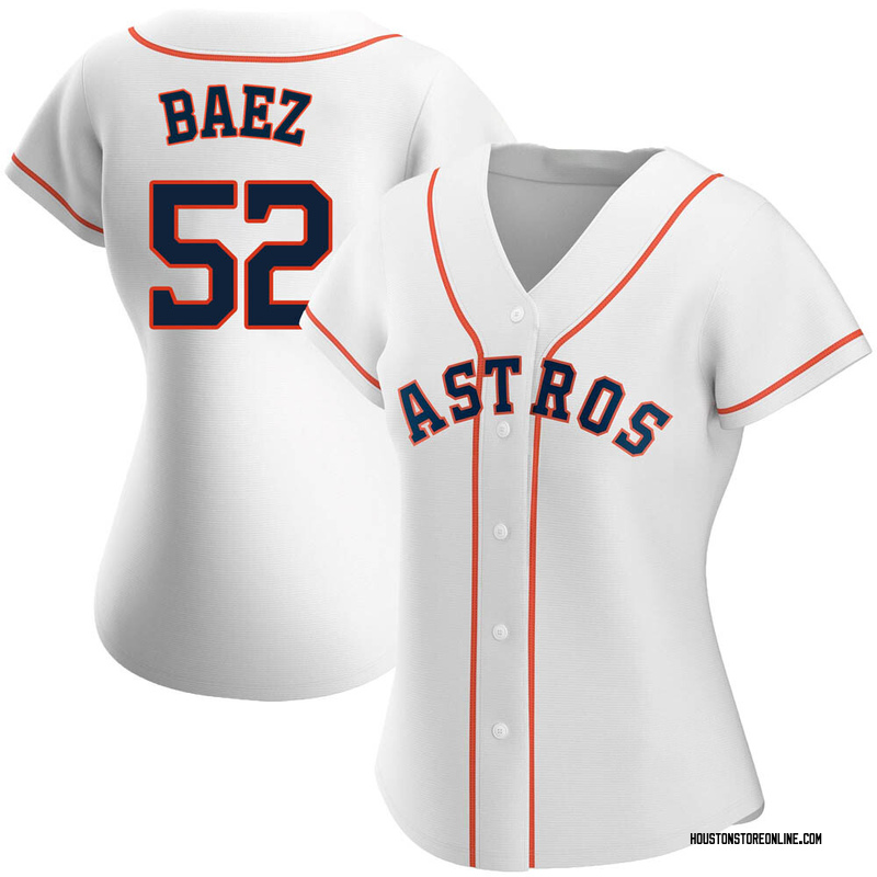 Youth Pedro Baez Houston Astros Replica White Home Cooperstown Collection  Team Jersey