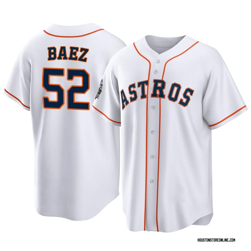 Youth Pedro Baez Houston Astros Replica White Home Cooperstown