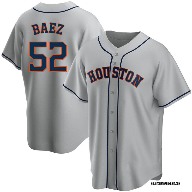 Youth Pedro Baez Houston Astros Replica White Home Cooperstown Collection  Jersey