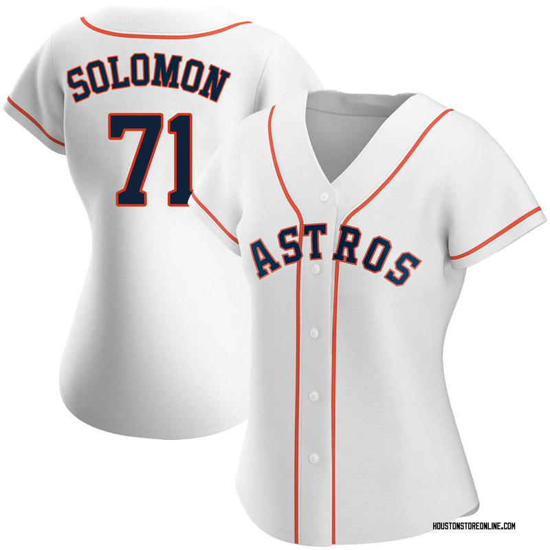 Men's Peter Solomon Houston Astros Authentic White Home Jersey