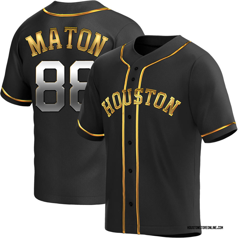 Youth Phil Maton Houston Astros Replica White Home Cooperstown Collection  Jersey