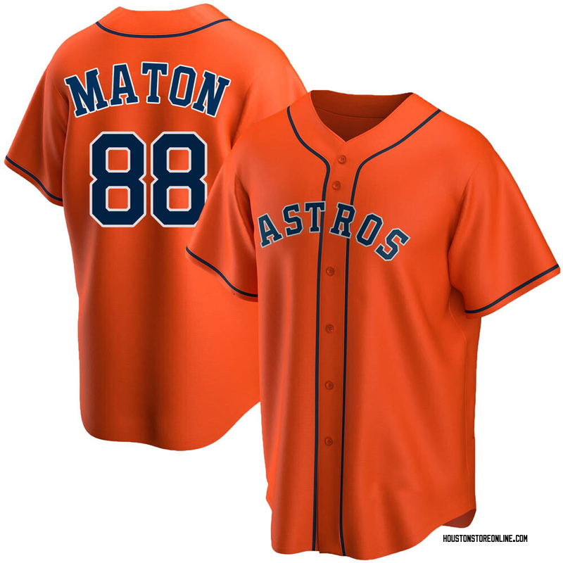 Youth Phil Maton Houston Astros Replica Navy 2022 City Connect Jersey