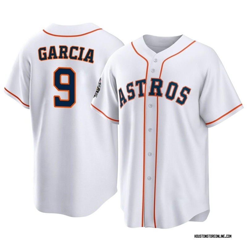 Men's Robel Garcia Houston Astros Replica White Home Jersey