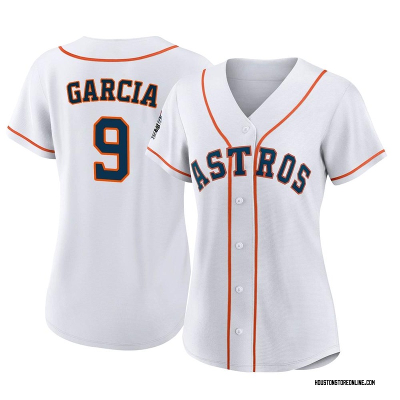 Men's Robel Garcia Houston Astros Replica White Home Jersey