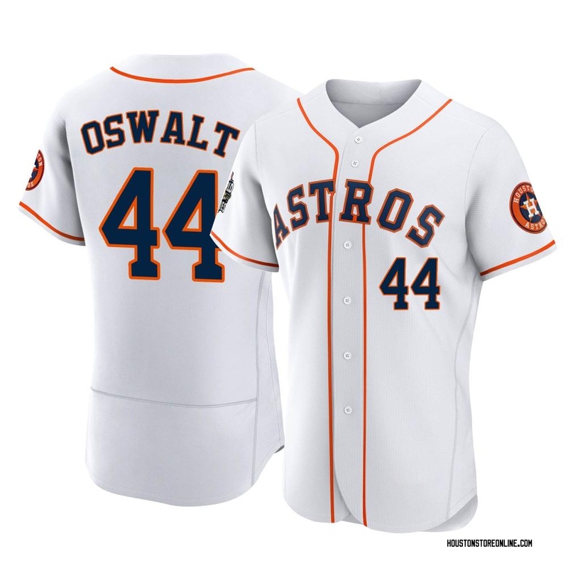 Youth Roy Oswalt Houston Astros Replica White Home Cooperstown Collection  Jersey