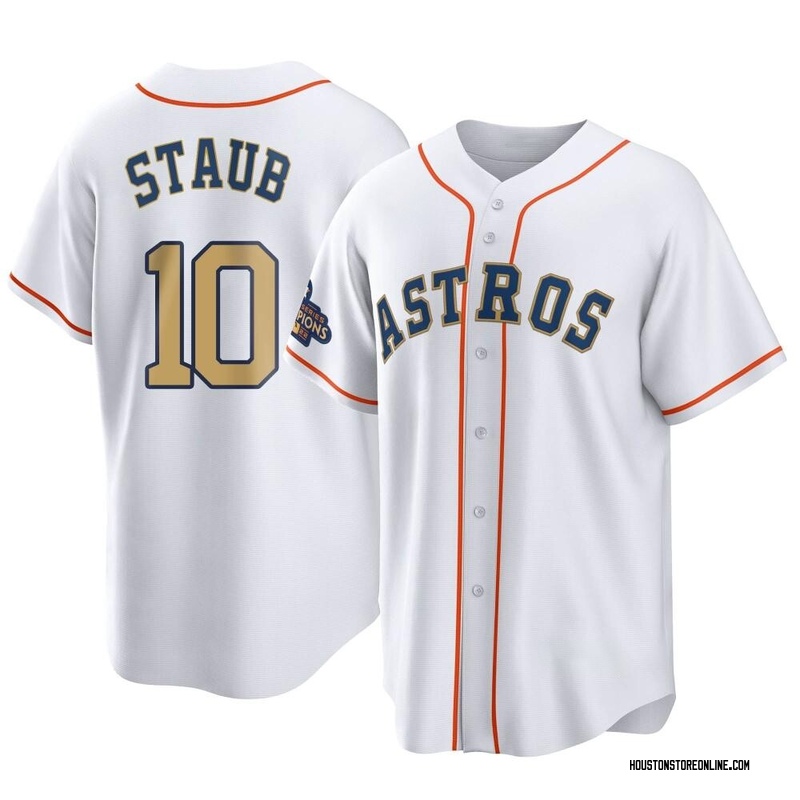 Men's Rusty Staub Houston Astros Replica Gray Road Jersey