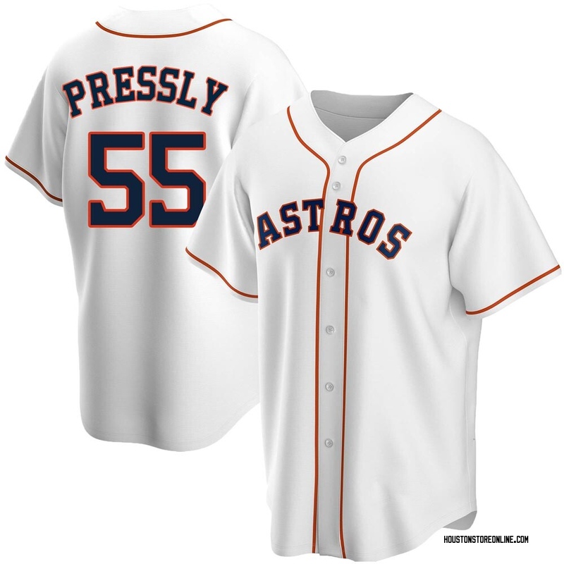 Ryan Pressly Men's Houston Astros Home Jersey - White Replica