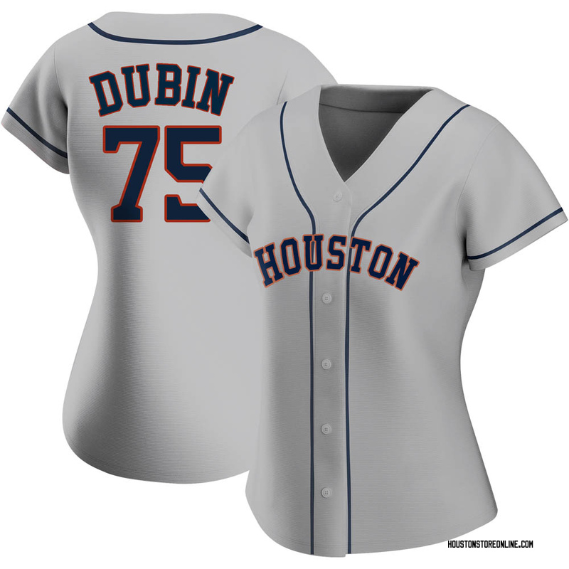 Men's Shawn Dubin Houston Astros Replica White Home Cooperstown