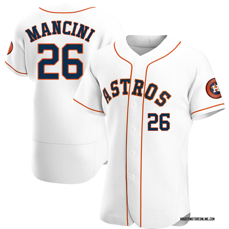 Men's Trey Mancini Houston Astros Replica White Home Cooperstown