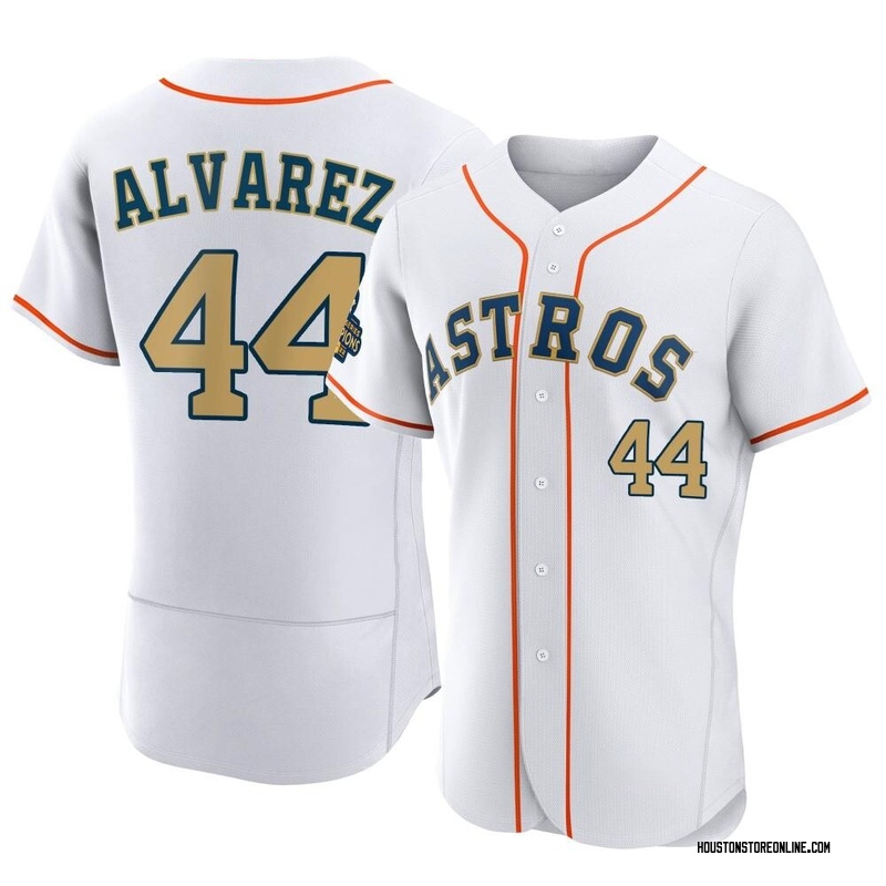 Outerstuff Yordan Alvarez Houston Astros MLB Kids Youth 8-20 White Home  Cool Base Player Jersey (as1, Alpha, s, Regular)