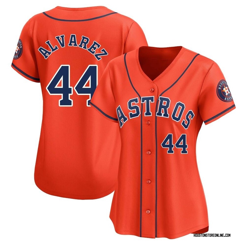 Yordan Alvarez Women's Houston Astros Alternate Jersey - Orange Limited