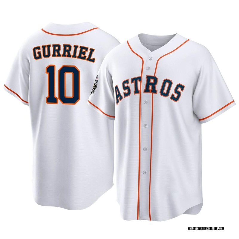 Youth Yuli Gurriel Houston Astros Replica White Home Cooperstown Collection  Team Jersey